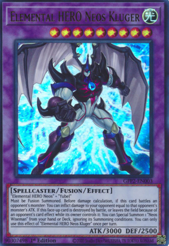 Elemental HERO Neos Kluger - GFP2-EN003 - Ultra Rare 1st Edition