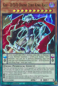 Go! - D/D/D Divine Zero King Rage - GFP2-EN080 - Ultra Rare 1st Edition