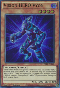 Vision HERO Vyon - GFP2-EN060 - Ultra Rare 1st Edition