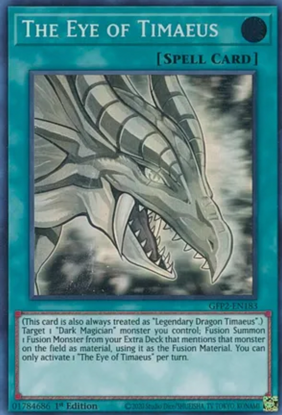 The Eye of Timaeus - GFP2-EN183 - Ghost Rare 1st Edition