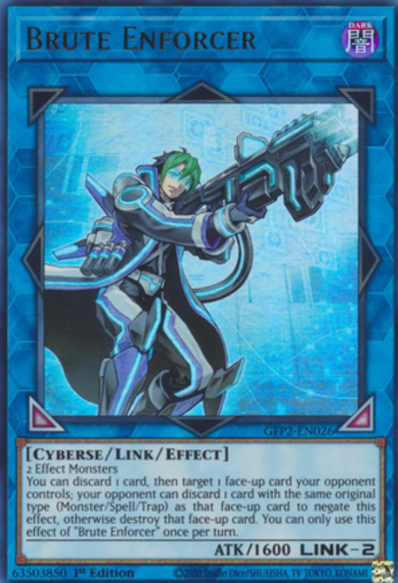 Brute Enforcer - GFP2-EN026 - Ultra Rare 1st Edition