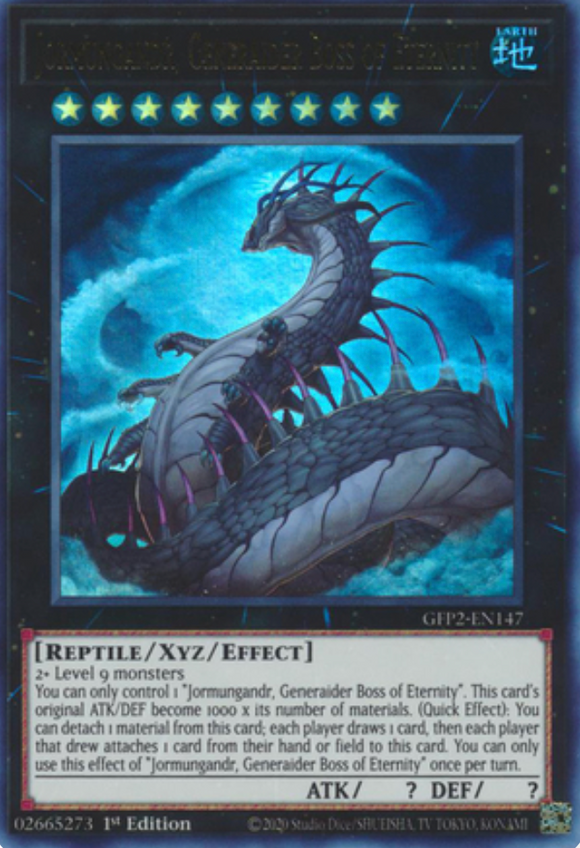 Jormungandr, Generaider Boss of Eternity - GFP2-EN147 - Ultra Rare 1st Edition