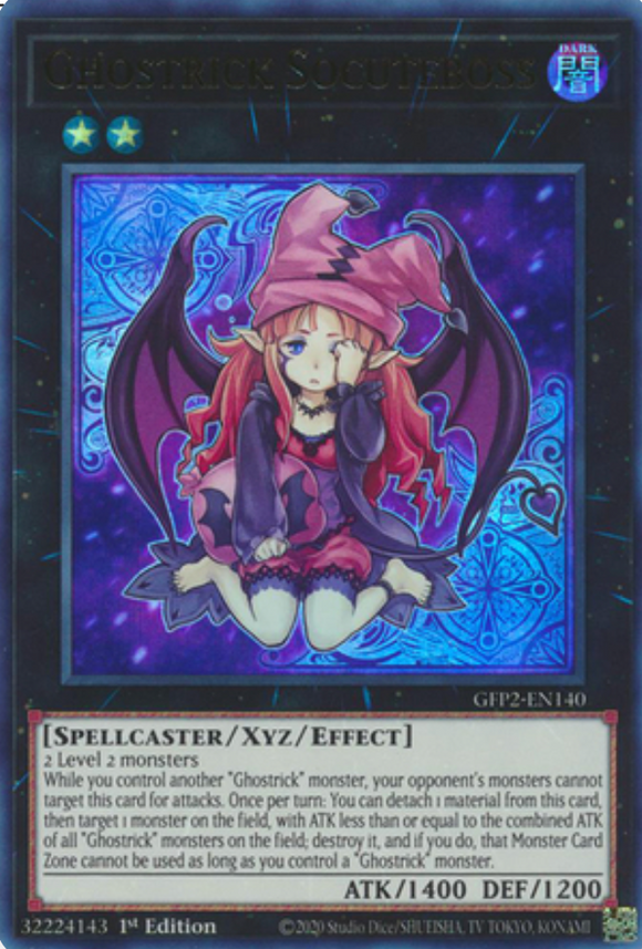 Ghostrick Socuteboss - GFP2-EN140 - Ultra Rare 1st Edition