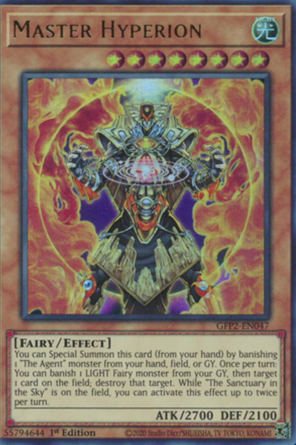 Master Hyperion - GFP2-EN047 - Ultra Rare 1st Edition