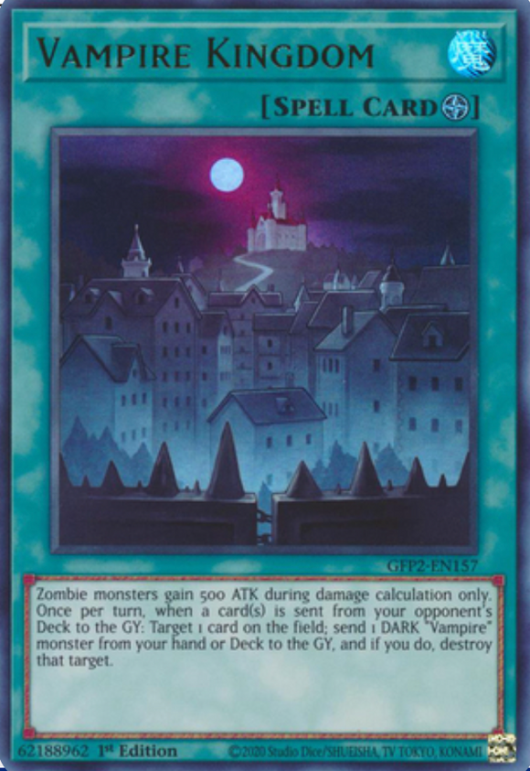 Vampire Kingdom - GFP2-EN157 - Ultra Rare 1st Edition