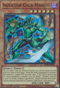 Inzektor Giga-Mantis - GFP2-EN063 - Ultra Rare 1st Edition