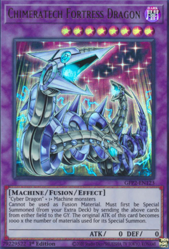 Chimeratech Fortress Dragon - GFP2-EN123 - Ultra Rare 1st Edition