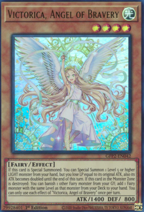 Victorica, Angel of Bravery - GFP2-EN042 - Ultra Rare 1st Edition