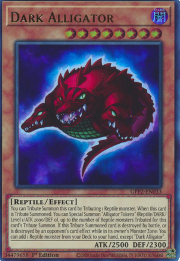 Dark Alligator - GFP2-EN033 - Ultra Rare 1st Edition