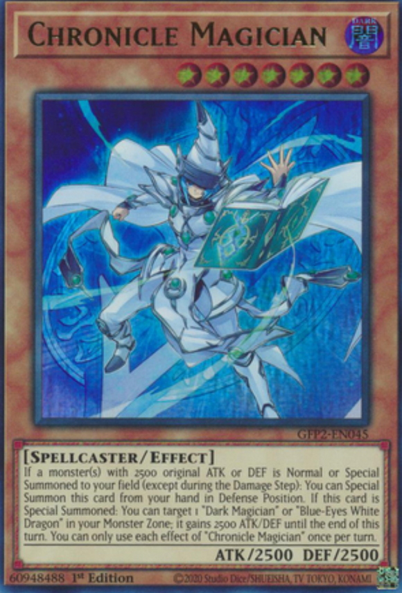 Chronicle Magician - GFP2-EN045 - Ultra Rare 1st Edition