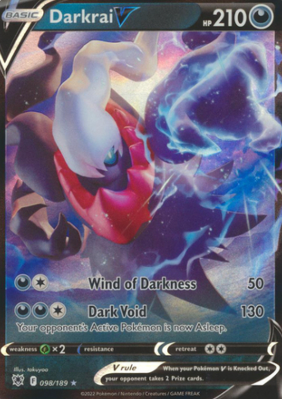 Darkrai V - 098/189 - Ultra Rare