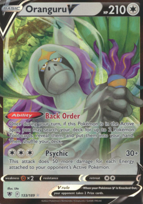 Oranguru V - 133/189 - Ultra Rare