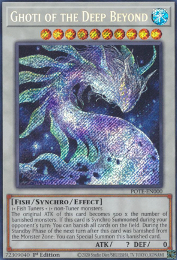 Ghoti of the Deep Beyond - POTE-EN000 - Secret Rare 1st Edition