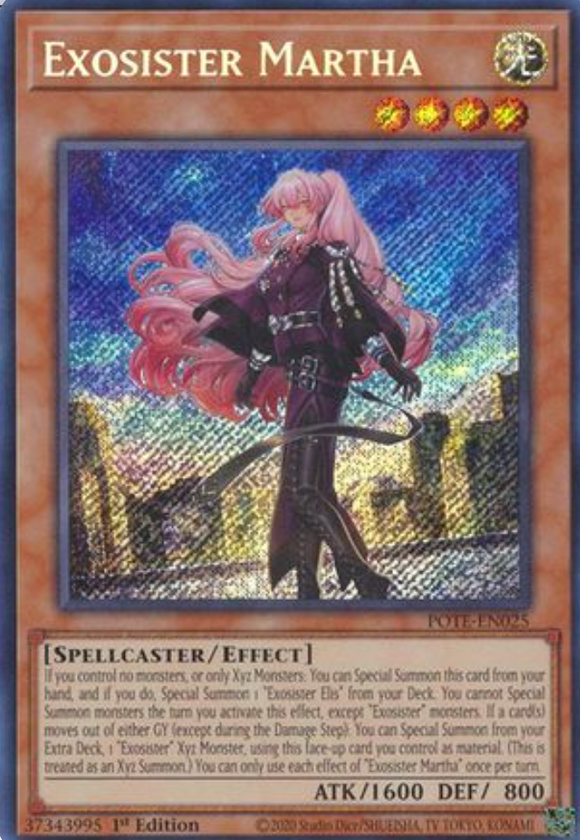 Exosister Martha - POTE-EN025 - Secret Rare 1st Edition