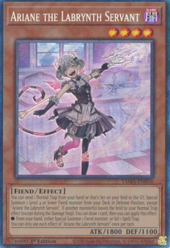 Ariane the Labrynth Servant - TAMA-EN016 - Collector's Rare 1st Edition