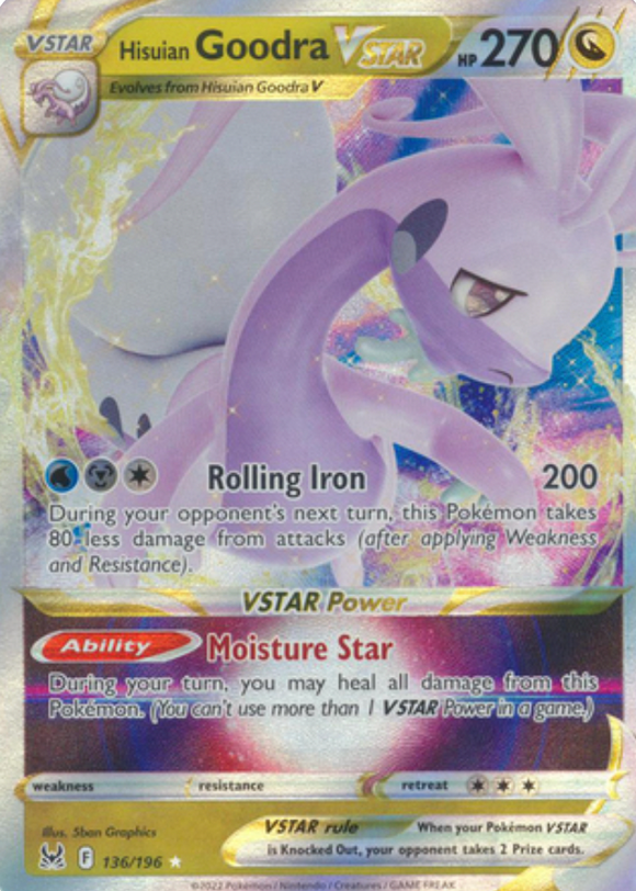 Hisuian Goodra VSTAR - 136/196 - Ultra Rare