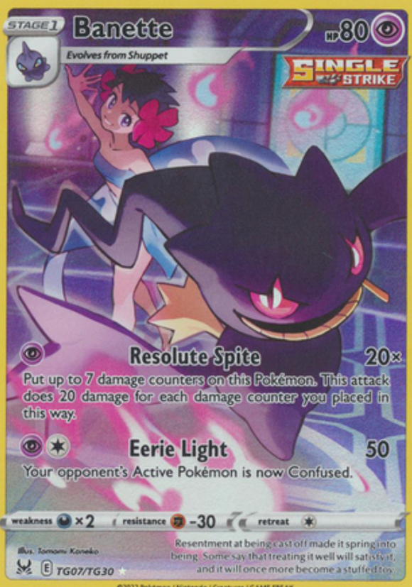Banette - TG07/TG30 - Holo Rare