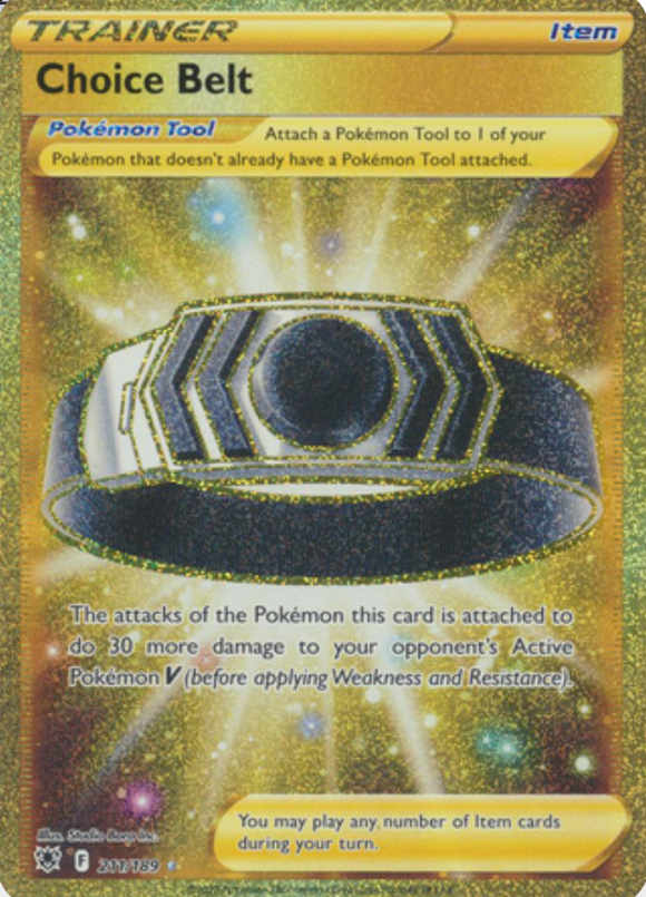 Choice Belt - 211/189 - Secret Rare