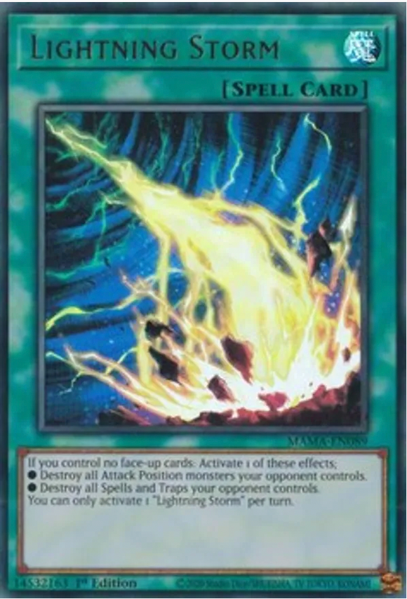 Lightning Storm - MAMA-EN089 - Ultra Rare 1st Edition