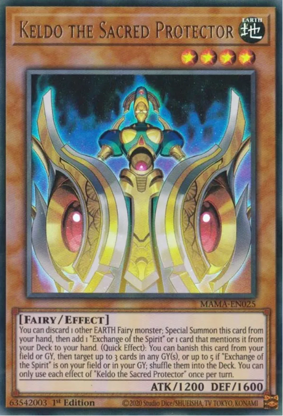 Keldo the Sacred Protector - MAMA-EN025 - Ultra Rare 1st Edition