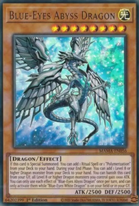 Blue-Eyes Abyss Dragon - MAMA-EN056 - Ultra Rare 1st Edition