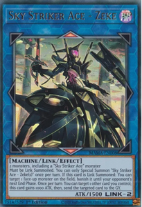 Sky Striker Ace - Zeke - MAMA-EN008 - Ultra Rare 1st Edition