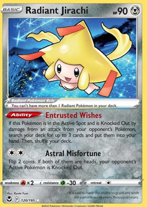 Radiant Jirachi - 120/195 - Radiant Rare