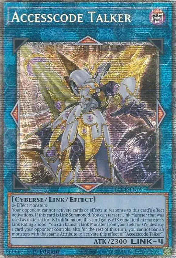 Accesscode Talker - BLCR-EN093 - Starlight Rare 1st Edition