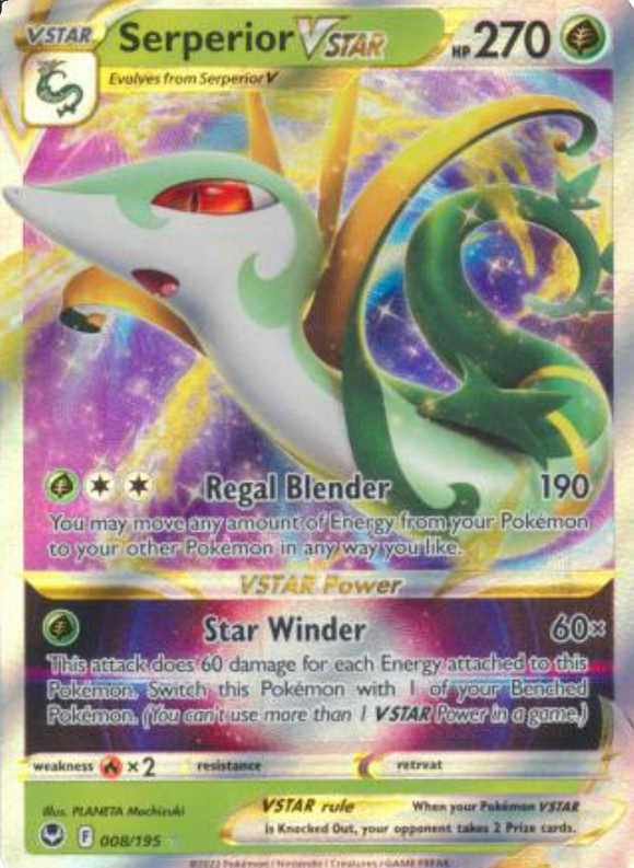 Serperior VSTAR - 008/195 - Ultra Rare