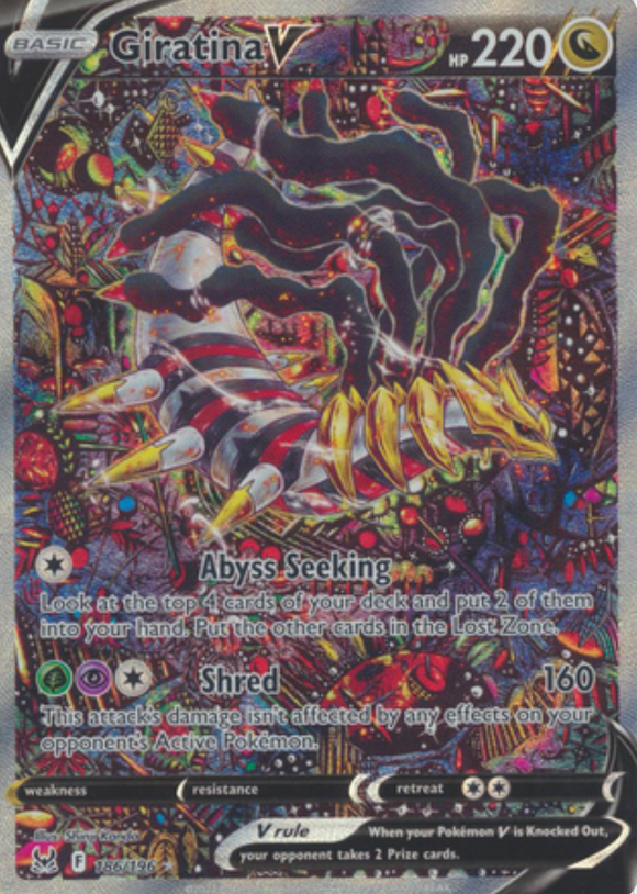 Giratina V - 186/196 - Alternate Art Ultra Rare