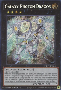 Galaxy Photon Dragon - PHHY-EN044 - Secret Rare 1st Edition