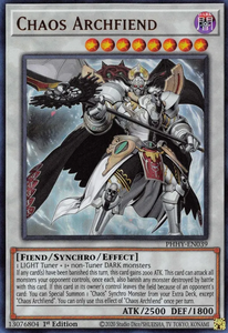 Chaos Archfiend - PHHY-EN039 - Ultra Rare 1st Edition