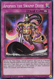 Apophis the Swamp Deity - PHHY-EN097 - Super Rare 1st Edition