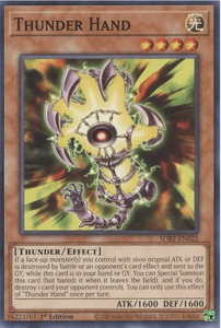 Thunder Hand - SDBT-EN022 - Common 1st Edition