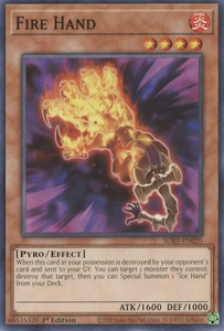 Fire Hand - SDBT-EN020 - Common 1st Edition