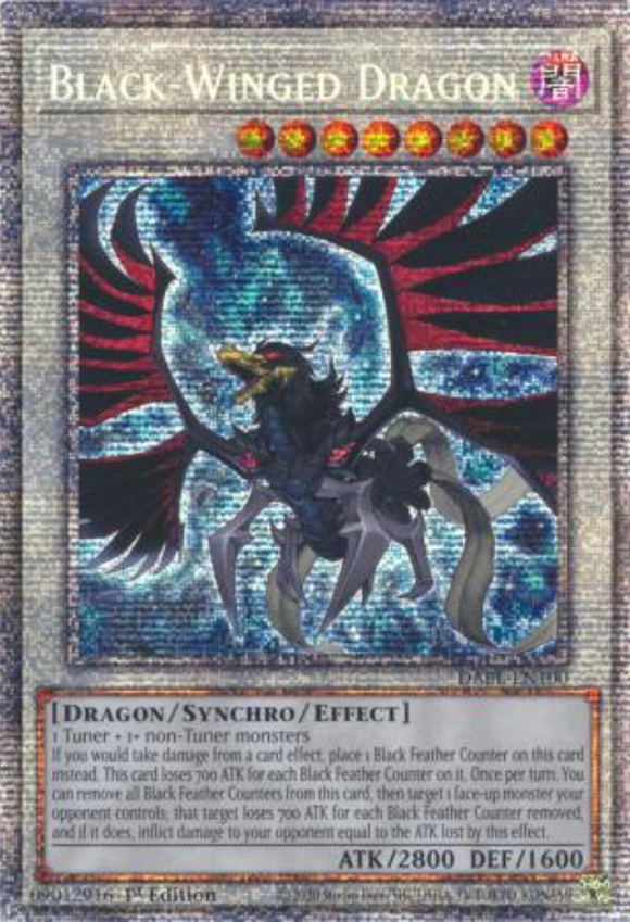 Black-Winged Dragon - DABL-EN100 - Starlight Rare 1st Edition