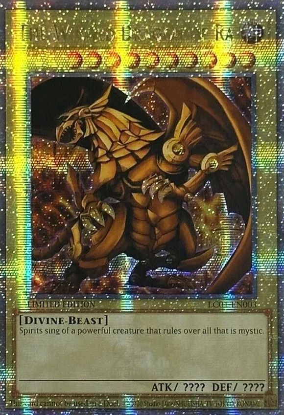 The Winged Dragon of Ra - LC01-EN003 - Quarter Century Secret Rare Limited Edition